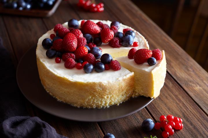 Red, White, and Blue Cheesecake